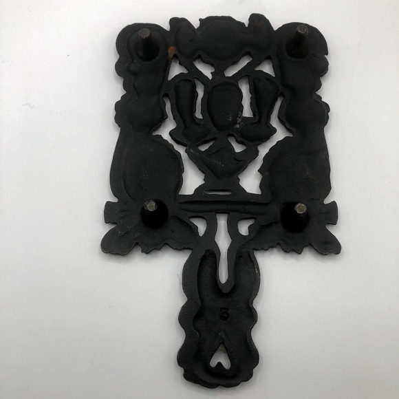 Vintage Hand-Painted Iron‎ Trivet - Picture 4 of 6